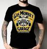 Camisetas para Hombre y Mujer Gas Monkey Garage Oficial Go Big or Go Home GMG Fast N Loud Gris para Hombre
