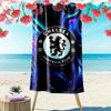 Chelsea FC Logo Aufdruck Strandtuch, Großes Weiches Schnelltrocknendes Handtuch für Strand Camping Schwimmen