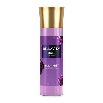 Parfum spray de corp de lux Date pentru femei, pentru o aromă florală și de vanilie răcoritoare, de lungă durată, cu piper roz și fructe roșii, 150 ml