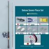 Complete Beginner's Micro Tin Can Lure & Long Cast Spinning Rod Set with Double Rocker Arm Spinning Wheel.