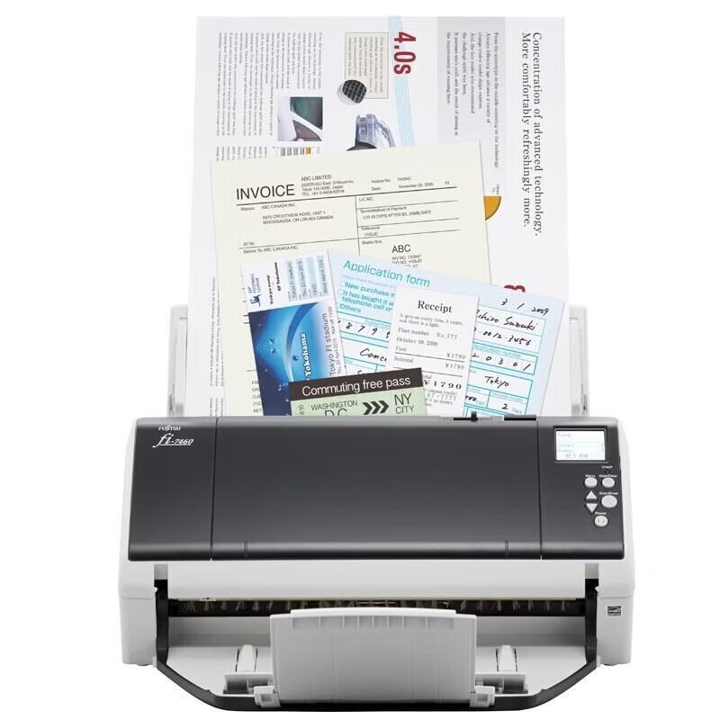Fujitsu Fi-7460 A3 High-Speed Duplex Document Scanner CN plug (adapter included)