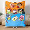 1Pc Cute Animal Expressions Blanket For Couch Bed Plush Cozy Fuzzy Blanket Super Soft Warm Blankets For Fall And Winter 091843