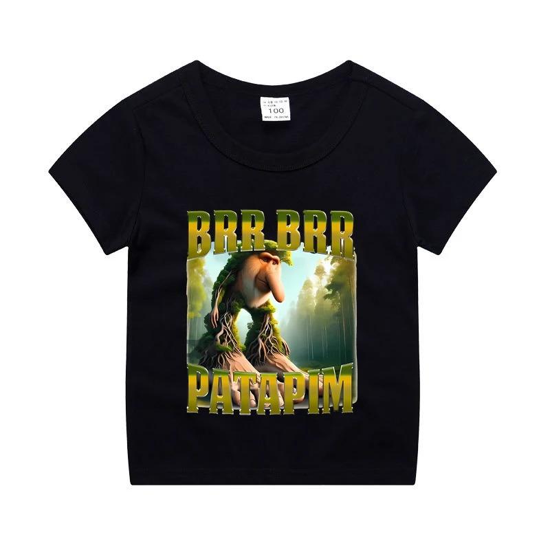

Italian Brainrot Short Sleeve Tee Tung Tung Tung Sahur T-shirt Funny Meme Summer Clothing Cartoon Cute Tops M