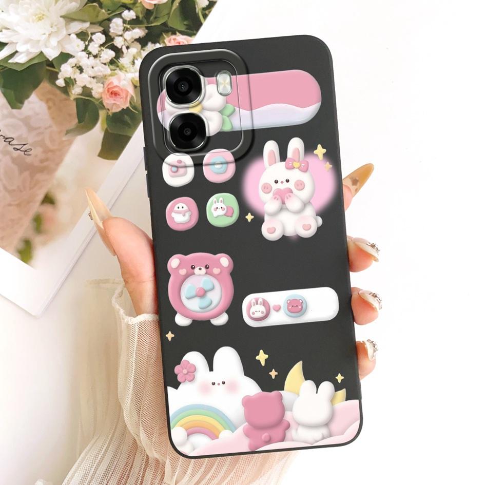 For OPPO A6x Case CPH2783 Fashion Sunset Painted Soft Liquid Silicone Phone Cover For OPPO A6t Pro OPPOA6t 4G CPH2853 Back Cases