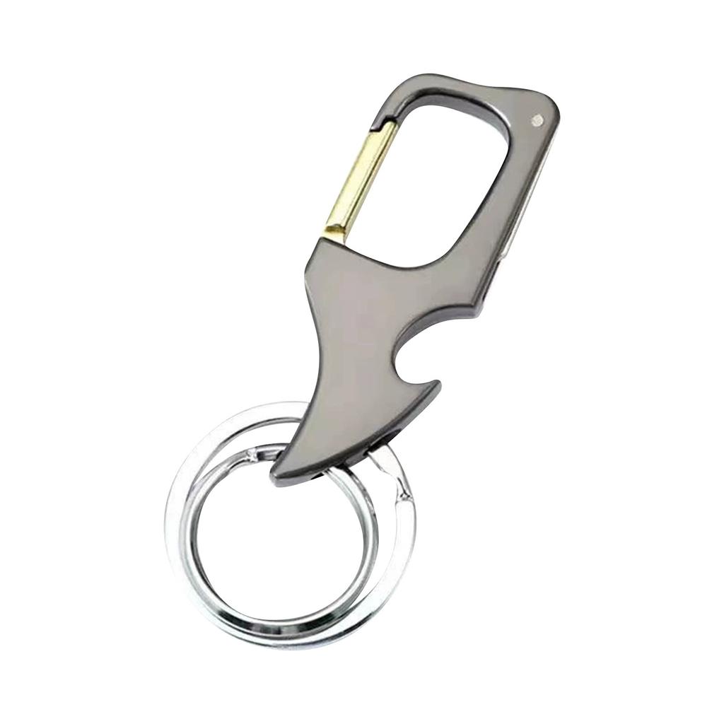 Multi Functional And Practical Alloy Keychain Bottle Opener With Small Knife For Disassembling Express Delivery Bracket