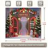 1Pcs Merry Christmas Polyester Decoration Background Winter Backdrop Decorations For Photo Studio Photo Booth Christams Party