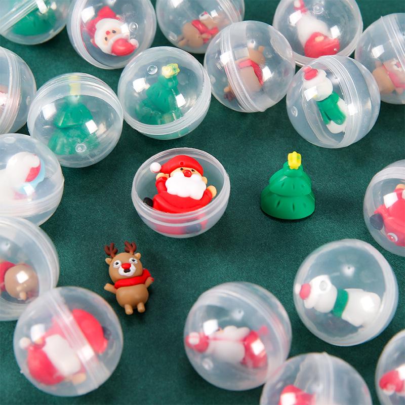 Christmas Gachapon Toys: Interactive Kindergarten Figures for Kids