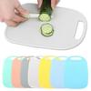 Non-slip Cutting Board Plastic Cutting Boards with Grooves Color-coded Mini Chopping Boards for Fruits Vegetables