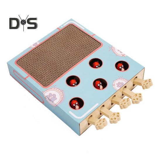 

Игрушка для кошек «Бей крота» 3 в 1 интерактивная картонная когтеточка с игрушкой «Бей крота» для кошек, живущих в помещении A