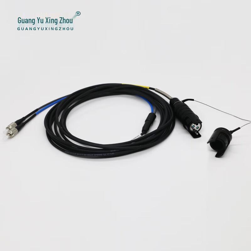 Outdoor Single-Mode 2-Core Beam-Expanding Field Fiber Optic Adapter