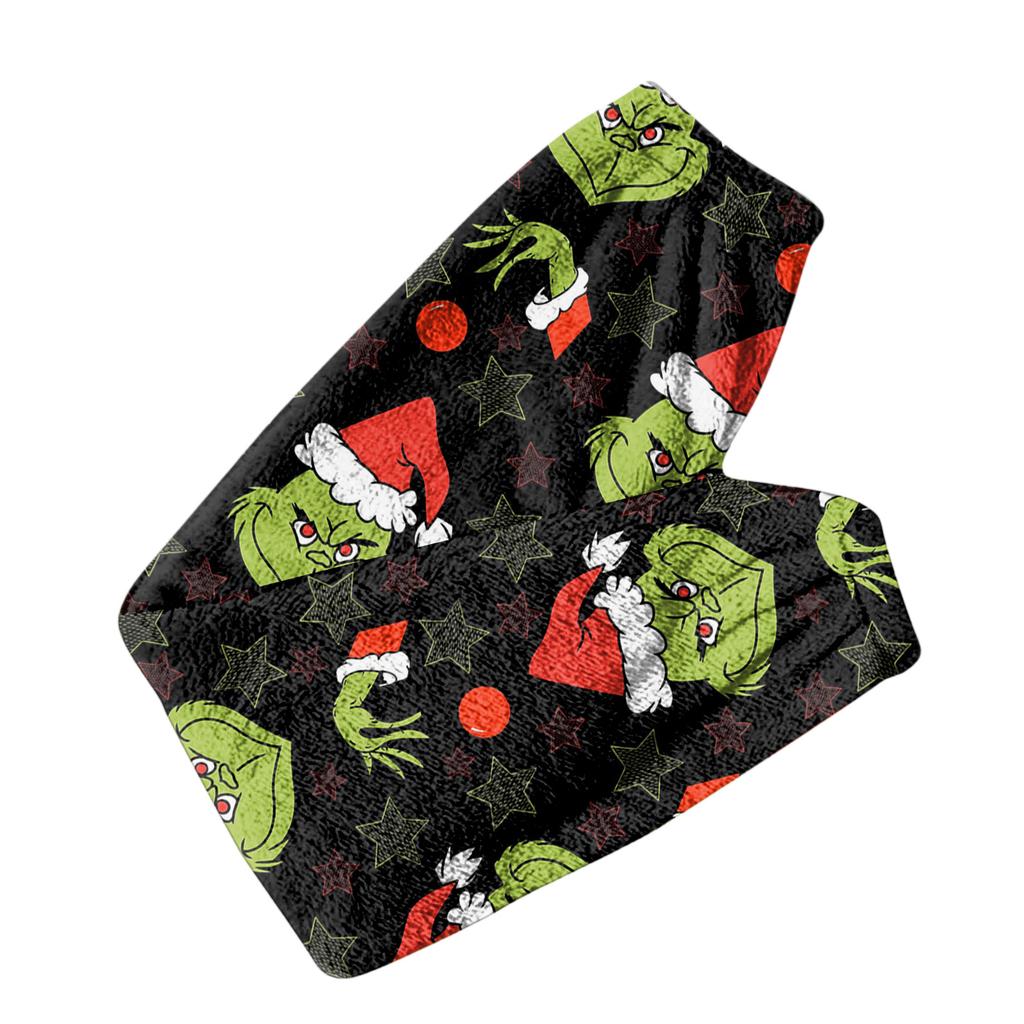 Women's Solid Color Trousers With Cuffs Casual Pants And Pajama Pants