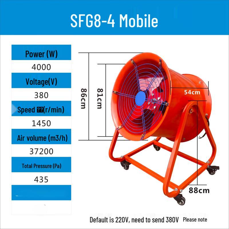 Naiduo Mobile Industrial Fan