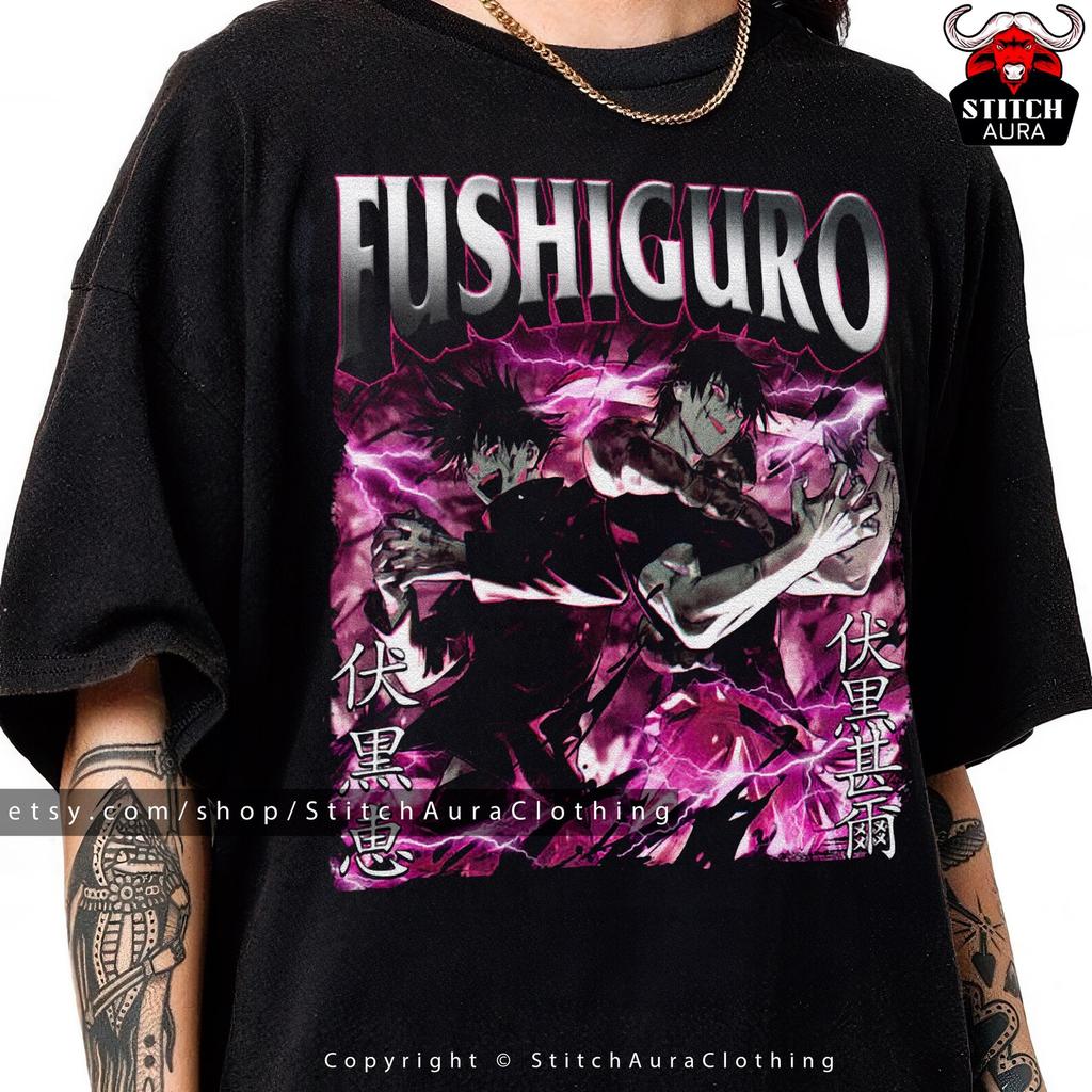 Megumi And Toji Fushiguro Anime Shirt Gift,Ryomen Sukuna TShirt,Maki Zenin Pin,Yuta Okkotsu,Nobara Kugisaki For Satoru Gojo,Yuji Itadori Tee