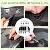 100 Pcs Car Bumper Push Retainer Clips 6 Type Nylon Fasteners Rivet Replacement Kit with 5 Fastener Removers Included 55 Pcs Nylon Universal Cable