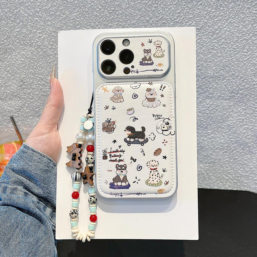 Transform your iPhone 17 Pro Max with our cute cartoon dog case, featuring a skin-like texture and anti-drop protection. Compatible with Apple 16.