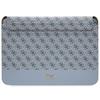 Custodia per laptop 14" Guess 4G Stripe Logo Metallico Blu