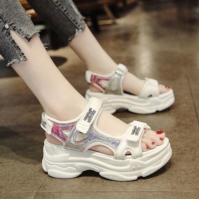 Outdoor Beach Platform Sandals for Women Round Toe Tip Sandal The Best Footwear Low Price Summer 2025 Offers Luxury Woman Shoes