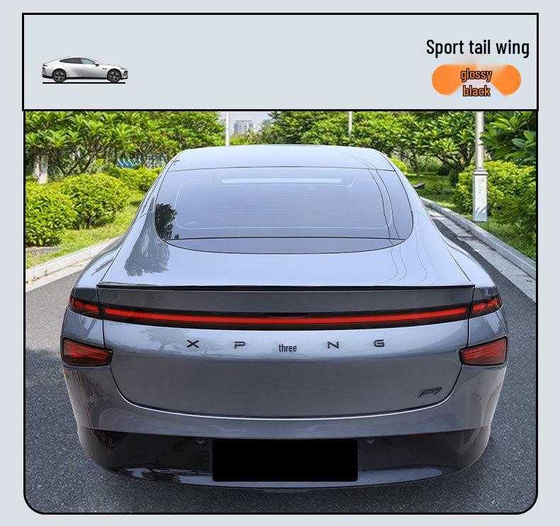 XPeng P7 No-Drill Blade Style Sport Spoiler - Dedicated Car Accessory