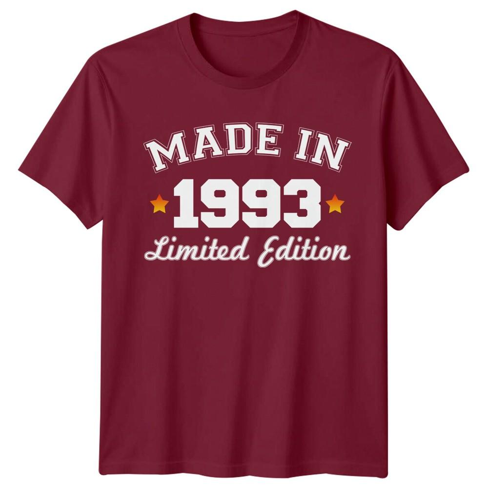 Made In 1993 Limited Edition Unisexs TShirt 33rd Birthday Gift Vintage