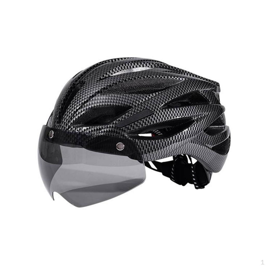 Helmet with Visor Safeguarding Bike Padded for Cyclists