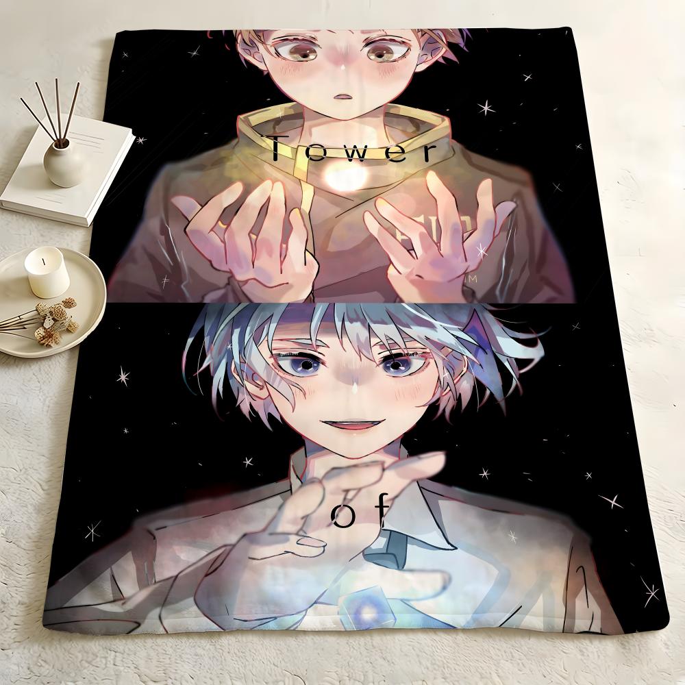 Anime T-Tower o-of G-God Throw Flannel Blanket skin soft suitable for sofa living room bed travel and gifts