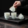 Celadon Crackle Glaze Ceramic Kung Fu Teacup Set