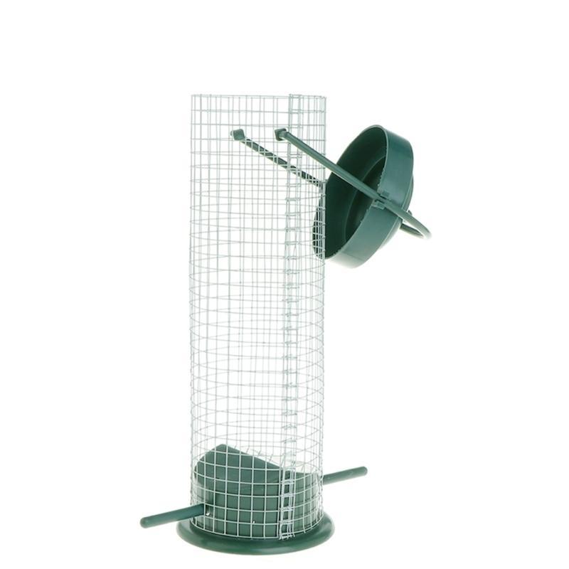  Bird Feeder Metal Mesh Tube Bird Suet Feeders Outdoor Hanging Wild Bird Feeder