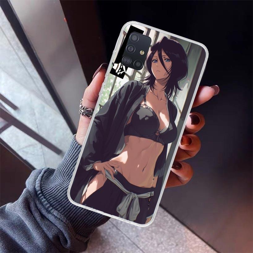 Bleach Kuchiki Rukia Phone Case For Samsung Galaxy A12 A52S A42 A32 A22 A51 A50 Note 20 Ultra 10 S10 Plus A71 A70 A31 A30 A10S G