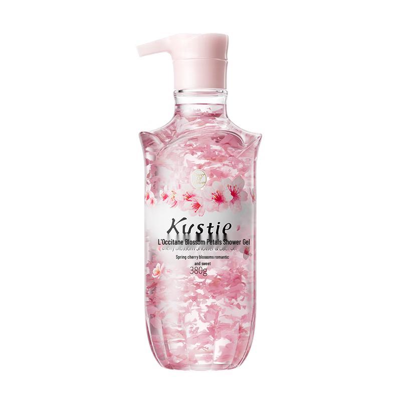 Kustie Cherry Blossom Petal Shower Gel