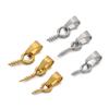 20pcs Stainless Steel Screw Eye Pins Bail Top Drilled Beads End Pendant Charms Connectors Dangle Charm for DIY Jewelry Making