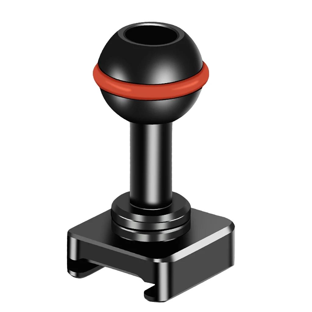 20mm Ball Head Adapter Mount NATO Clamp Cold Shoe Mount for DSLR Camera Cage Monitor Mount Light Holder Phone Stand