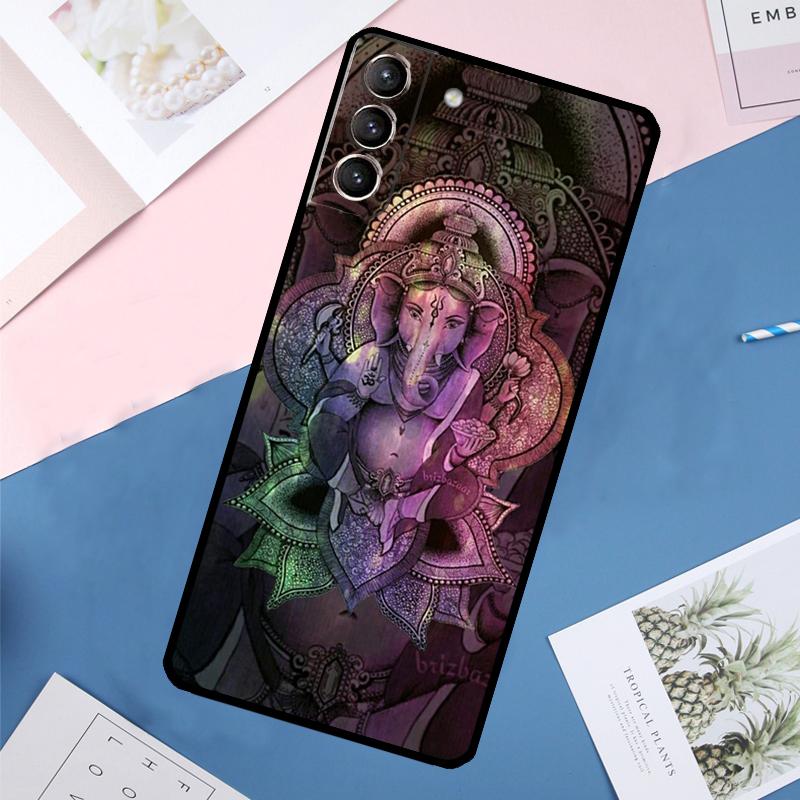 Ganesha Case For Samsung Galaxy S24 Ultra S21 S22 S23 S25 Ultra S9 S10 Plus S20 FE S25 FE Back Cover