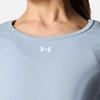 Under Armour Vanish Round Neck Comfortable Solid Color Short Sleeve Breathable Regular T-Shirt Women T-Shirts Harbor-Blue 1379149-467