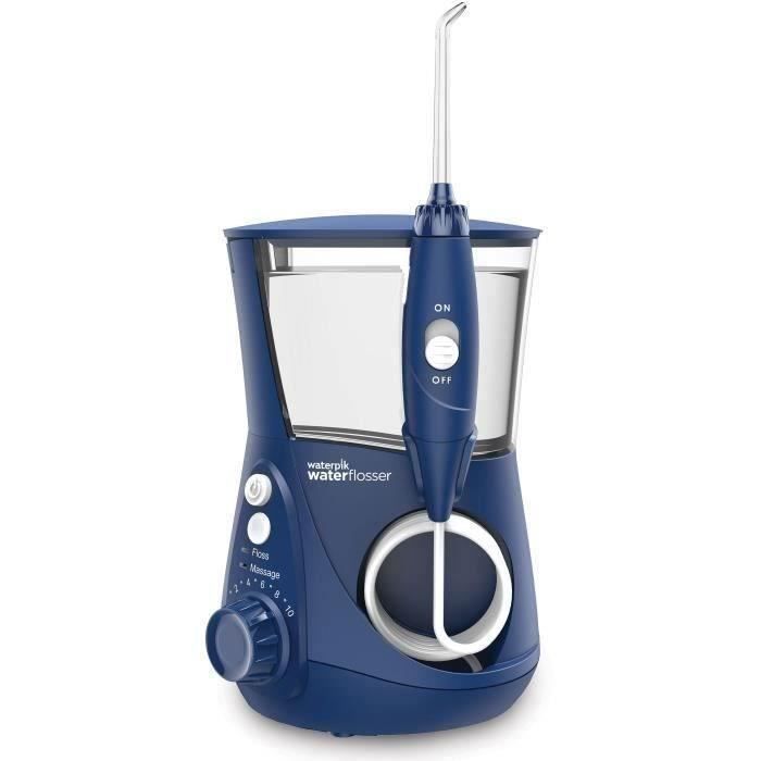 Non Communiqué Bleu Hydropulseur Fixe Waterpik Wp-663 1250 Pulsations 10 Niveaux 7 Embouts - Image 4