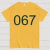 Number 067 Game Movie Cotton Summer Casual Cool Loose T-Shirt