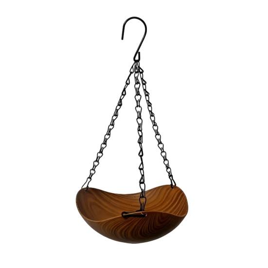 Yousheng Outdoor Bird Feeder, Garden Hanging Bird Feeder, 1 or 2 Bowls Backyard Bird Feeder for Wild Birds Patio Porch