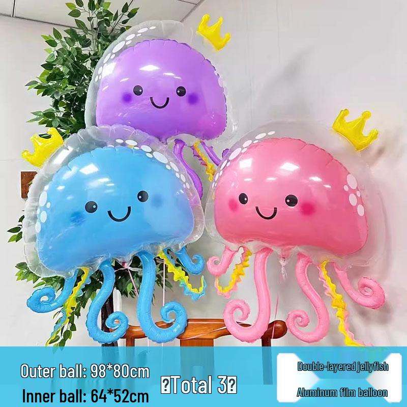 Blue Ocean Sky Tassel Ribbon Flag - Western Summer Theme Crepe Decoration