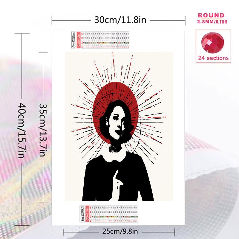 Fleabag 100% Round Full Drill 5D DIY Diamond Painting Embroidery Cross Stitch Rhinestone Décor