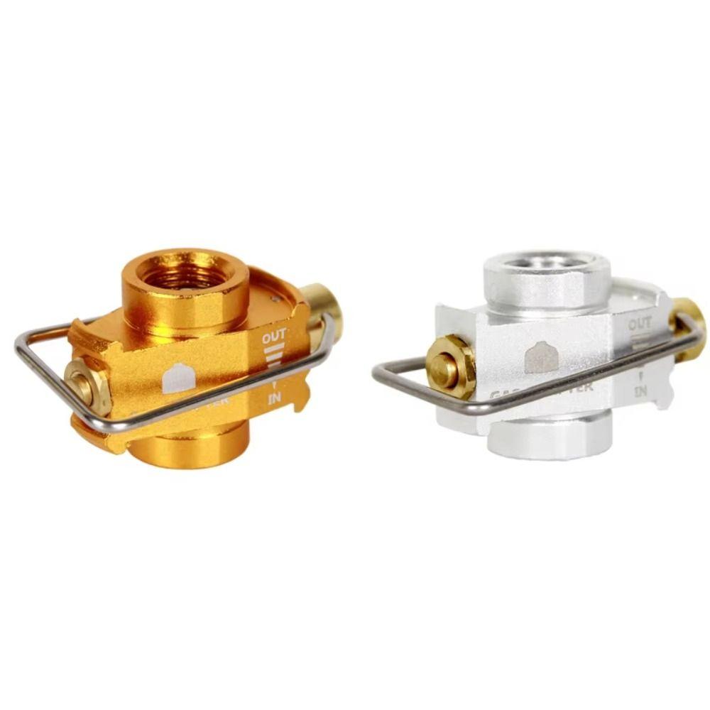 Efficient Camping Gas Adapter Valve Cost-effective Gas Refill Adapter  Camping Equipment