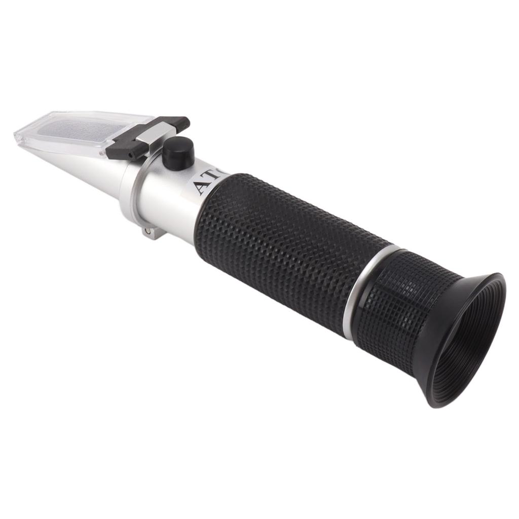 Handheld Refractometer 1.000 To 1.130 SG 0 To 32 Brix Sugar Alcohol Meter with Auto Temp