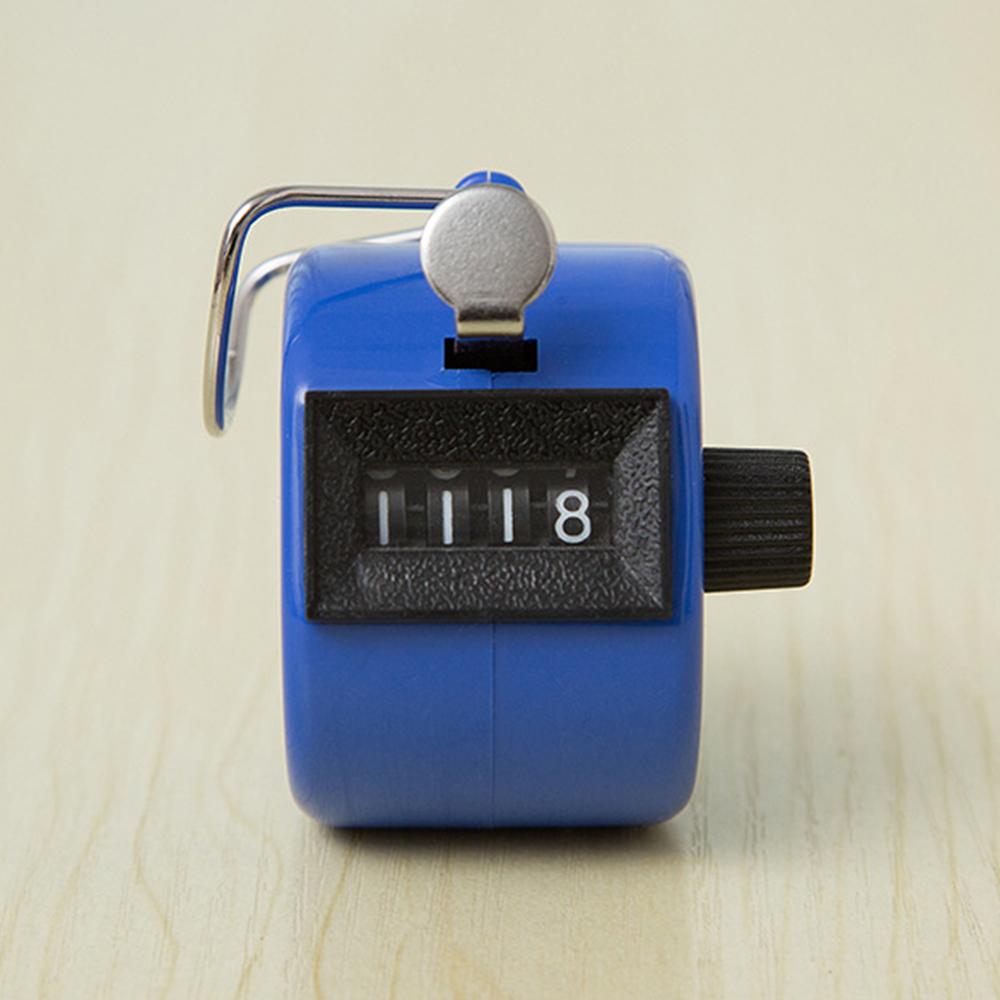 Handheld 4 Digital Tally Counter Mechanical Manual Palm Clicker Number Count Assorted 8 Color Tally Counter Number Count