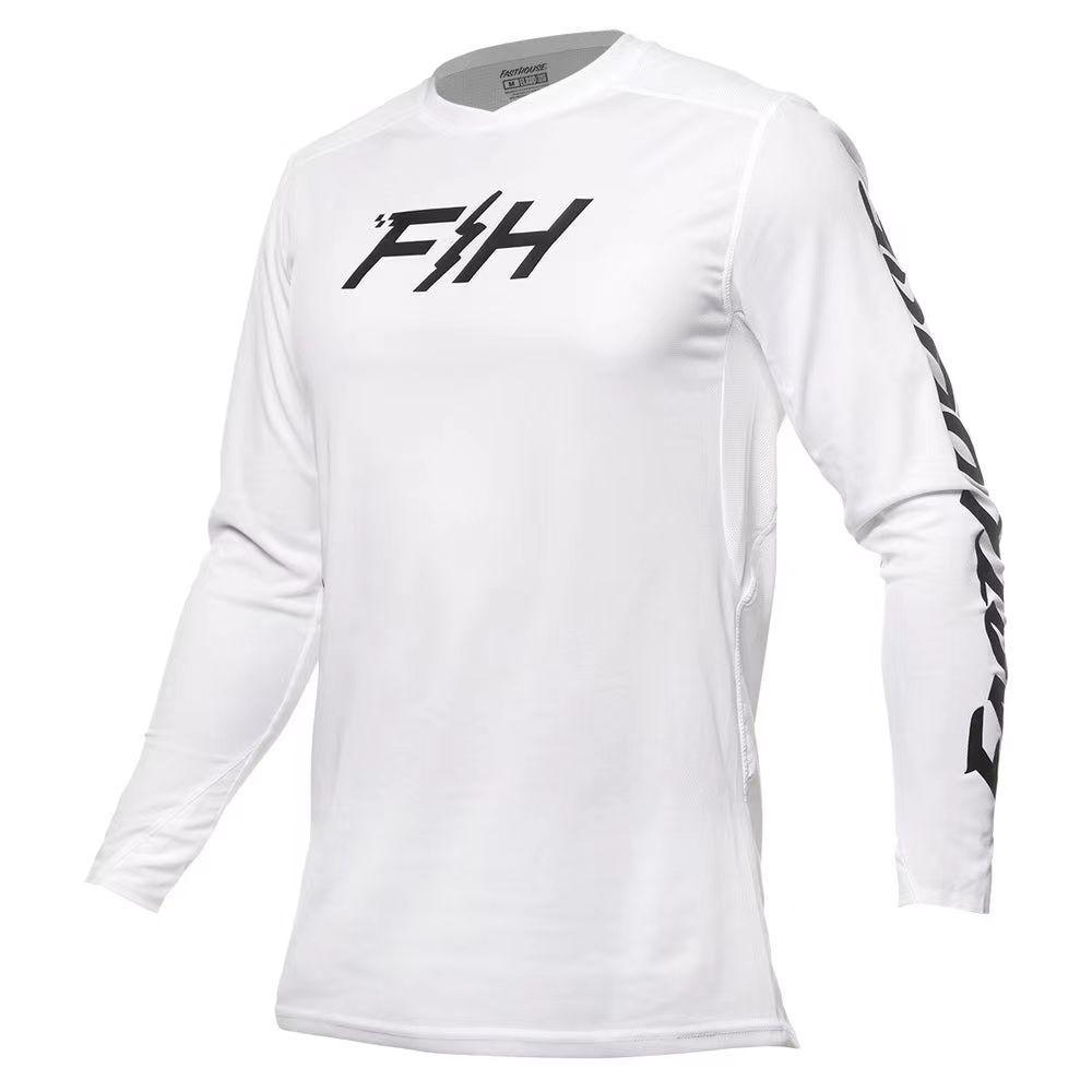 Fasthouse Motorcycle Jersey Racing Jersey Cycling Jersey Cycling T-Shirt Mountain Bike Cycling Speed Downwards Quick-Drying Sweat