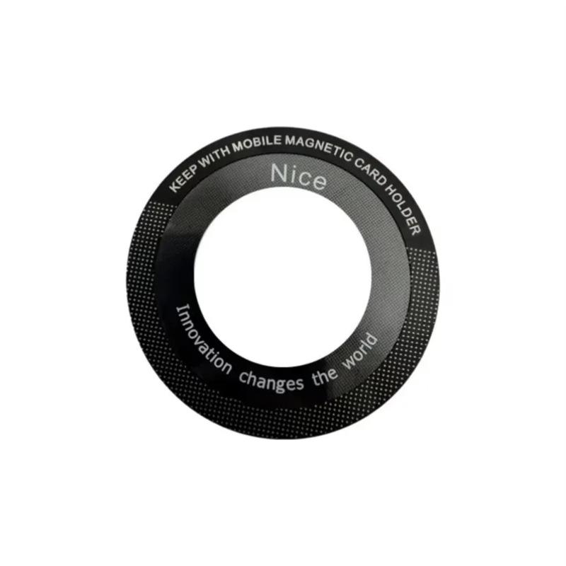 1pc Universal Magnetic Metal Ring Plate Sticker Wireless Charger Adapter for Magsafe Magnet Car Phone Holder Support