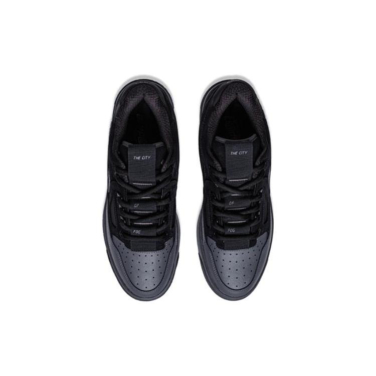 New LiNing Rookie 2 Low Top Skateboard Shoes Men's Black ABCT065-2