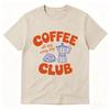 Coffee Club Espresso Graphic T Shirt Men Women Clothing Fashion T Shirts 100% Cotton Short Sleeve Oversized T Shirt Streetwear