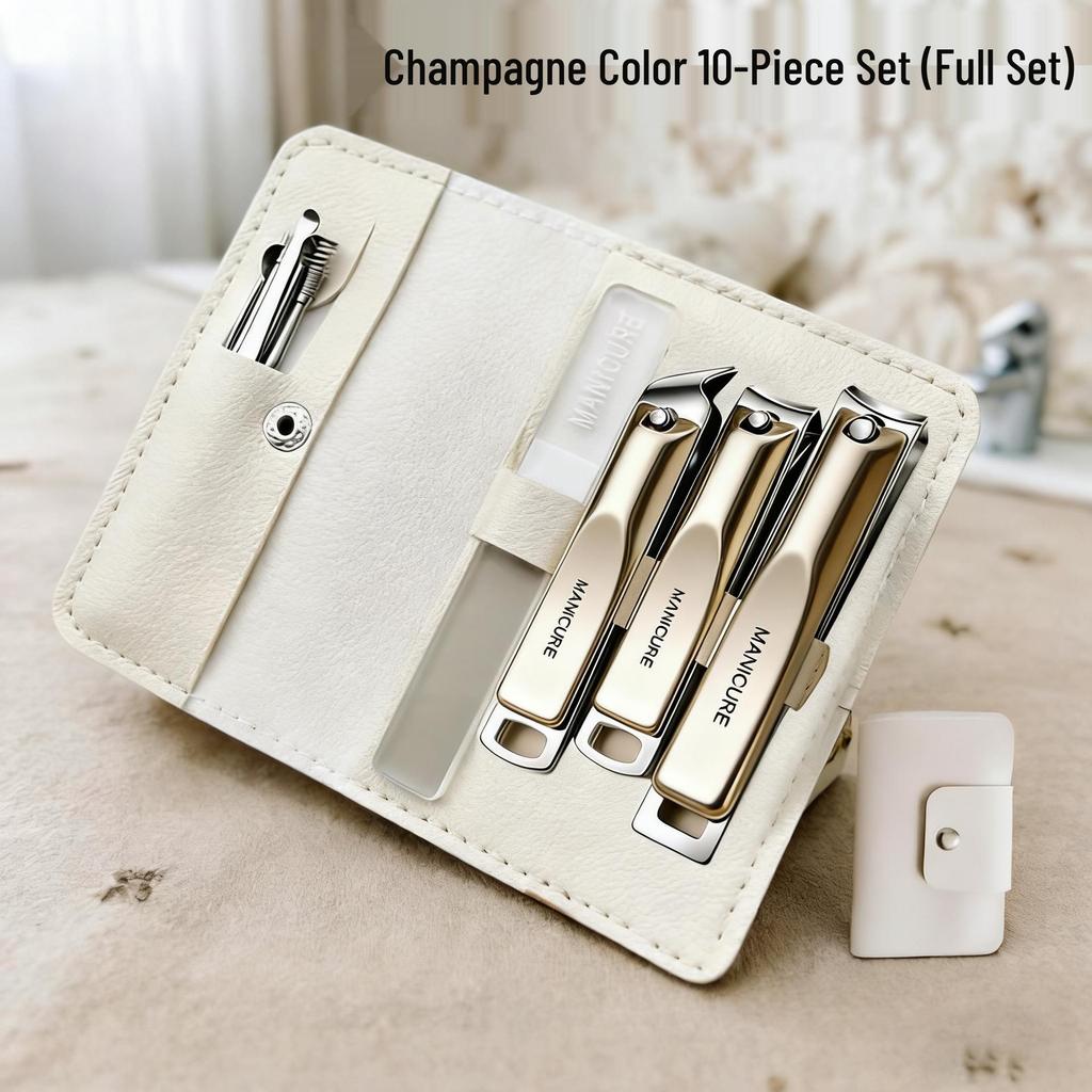 Premium Smudge-Proof & Splash-Proof Nail Clipper Set for Men and Women