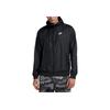 Sportswear Windrunner Logo Print Solid Color Hooded Long Sleeve Jacket Men Jacket Black 727324-010