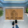 Personalized  Coir Doormat Funny Outdoor Doormat Gift for DJ Modern Doormat Entryway Rug Front Door Mat Men New Home Gift