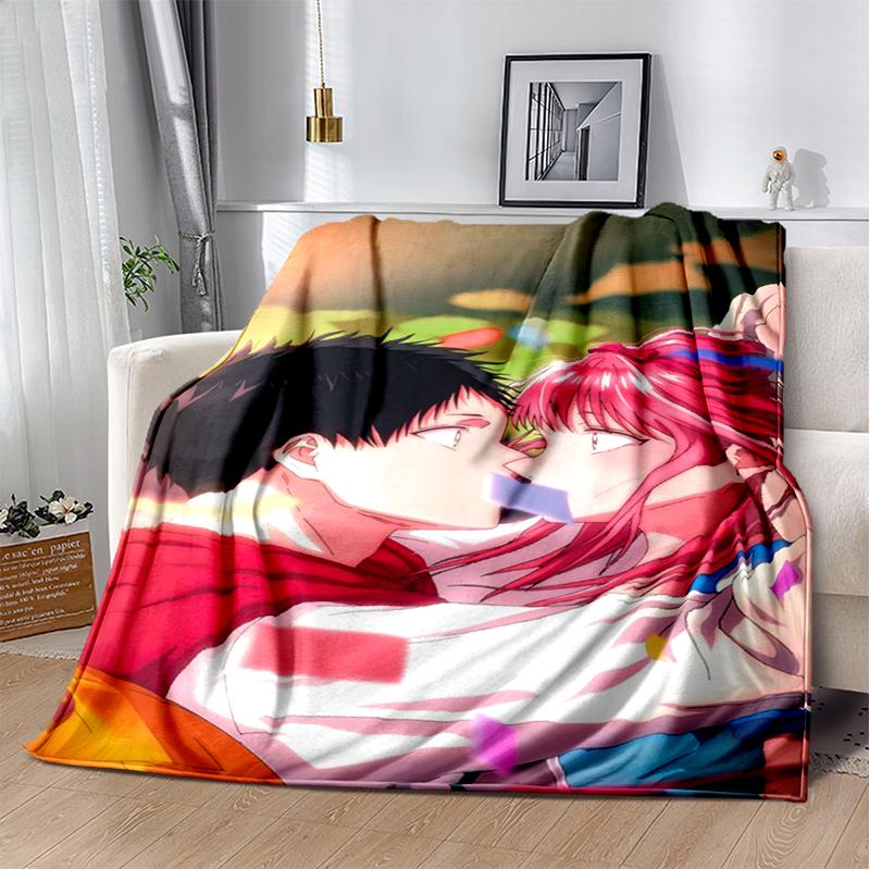 3D Cartoon Blue Box Ao No Hako Love Anime  Blanket,Soft Throw Blanket for Home Bedroom Bed Sofa Picnic Travel Office Cover Kids