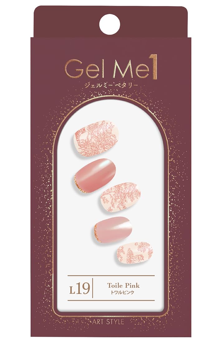 

Gel Me Petary L19 Toile Pink Gel Me1 Limited Наклейка для ногтей Self Nail